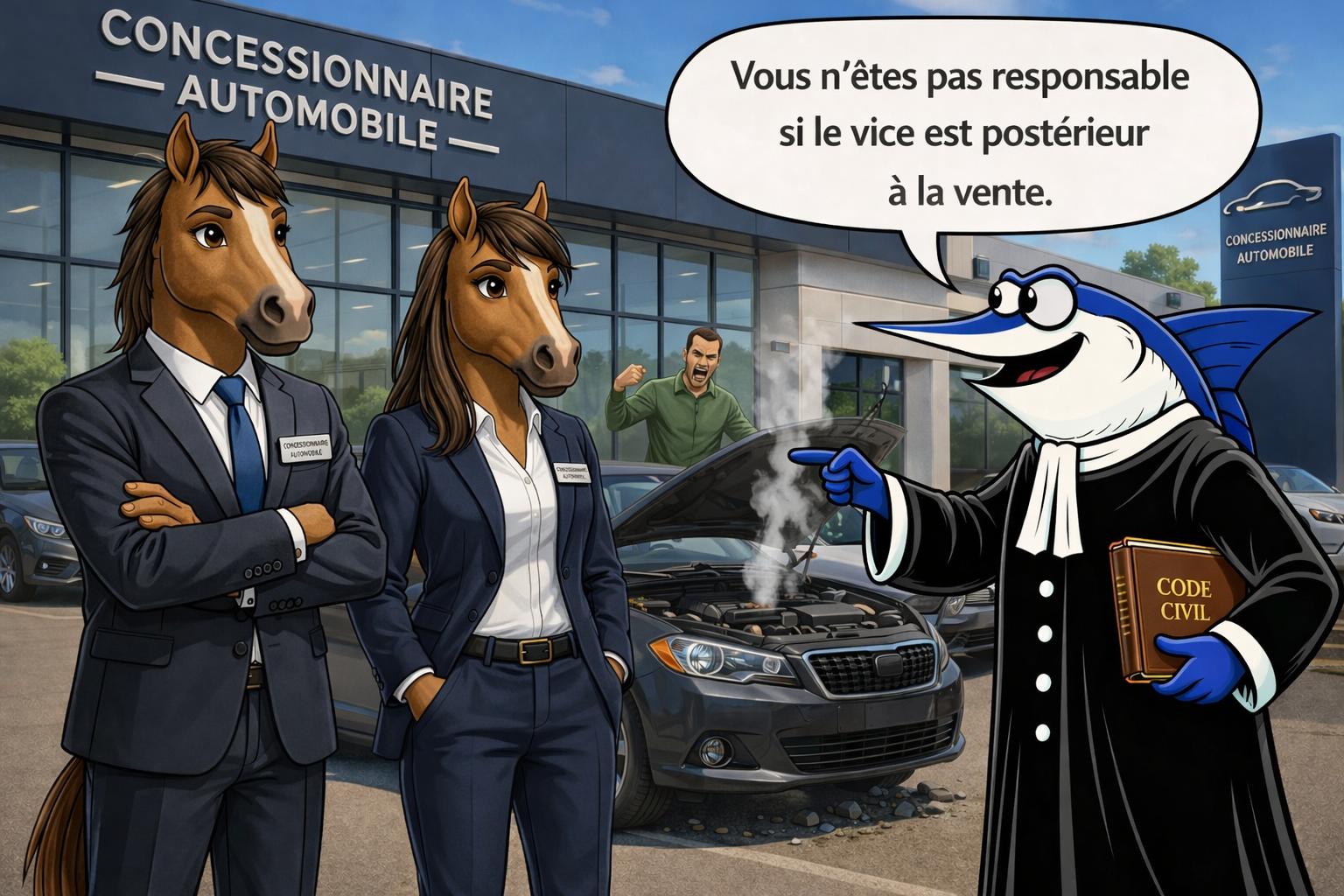 Garagiste : Garantie des vices cachés en cas de panne du véhicule d’occasion vendu ?