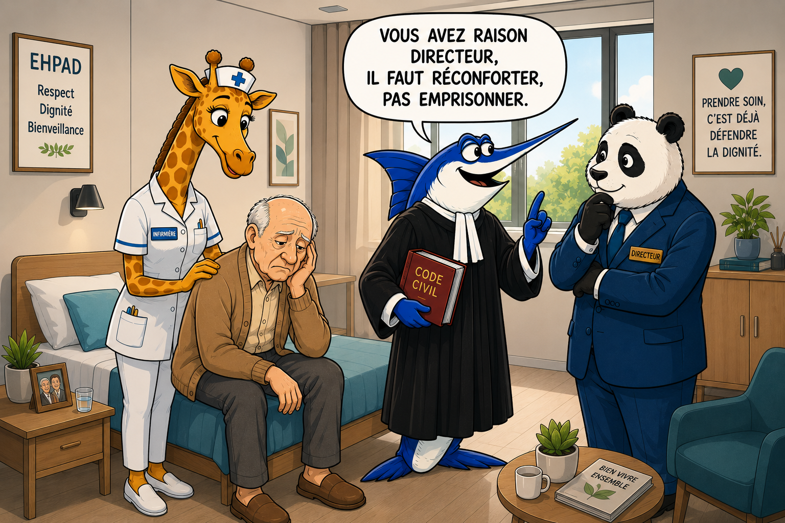 Obligation de sécurité EHPAD Risque suicidaire